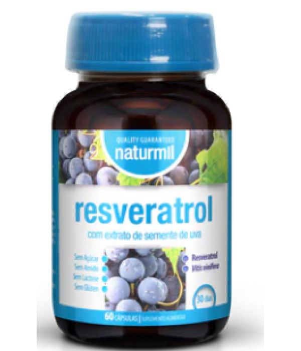 Resveraterol - 60 Cápsulas - Naturmil
